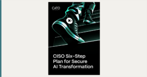 AI 전환을 위한 CISO 여섯 단계 계획 표지