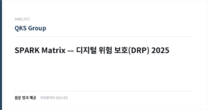 SPARK Matrix — 디지털 위험 보호(DRP) 2025 표지